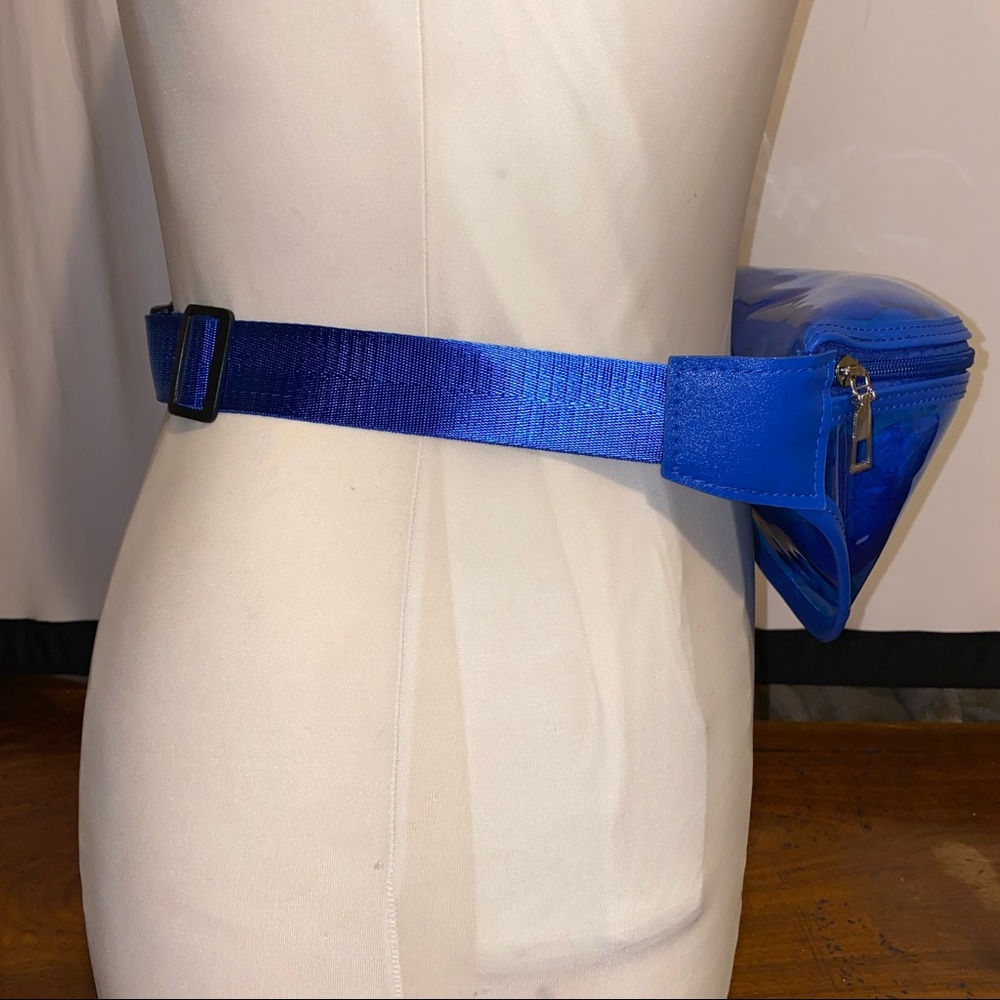 Blue see-through Fannypack - Picture 2 of 5